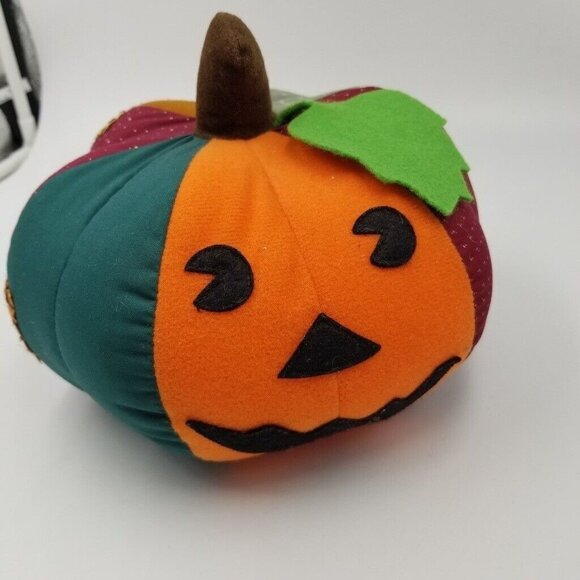 Vintage 90s Gibson Pumpkin Turkey Halloween Thanksgiving Decor Fall Lot - Picture 8 of 10